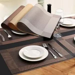북유럽 호텔 방수 식탁 플레이팅 식탁테이블 매트 북유럽식탁매트 실리콘식탁매트