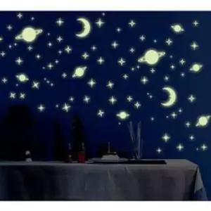 M359 우주야광 3D 포인트벽지 스티커 인테리어 데코 벽장식스티커 인테리어시트지