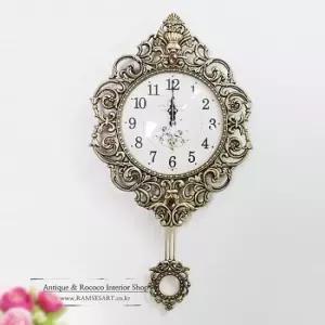 줄리아B903 무소음 골드 080215966 무소음 선물 양면시계 모던시계 앤틱시계