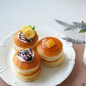 버터향이 날것만 같은 말랑말랑 핫케이크 3style 모형음식 모형과일 가짜음식 가짜과일