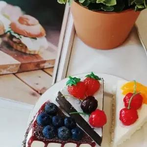 치즈케이크 소 장식품 선반 인테리어 미니어처 장식품