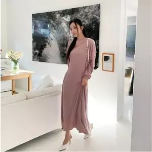 여자 절개 나시 원피스 트임 볼레로 맨투맨 세트