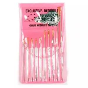분홍케이스 바늘 10P세트 가정용미싱바늘 바느질세트