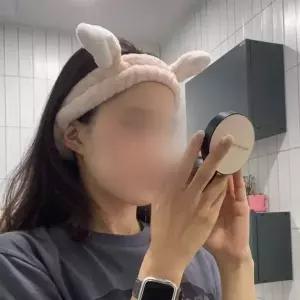 [콩심팥심]머리고정 토끼 세안밴드 핑크