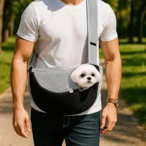 [반려] 구멍 슬링 고양이 강아지 크로스백 얼굴