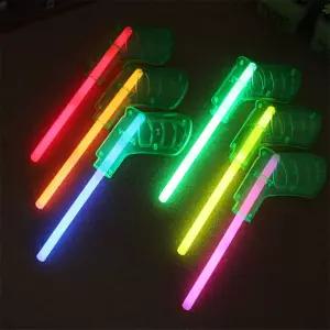 행운몰 파티용 권총 야광봉 6P 야광막대