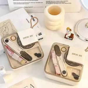 [RIZPICK]반짇고리 세트 휴대용 여행용 실바늘 옷수선 미니 실바늘