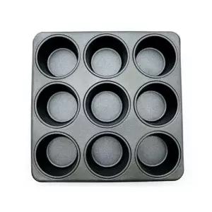 [비케이엠_63]양면코팅 베이킹틀 머핀틀 머핀만들기 9구