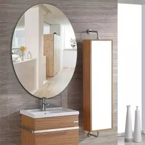 인테리어 욕실 붙이는 벽부착거울 화장대 거울