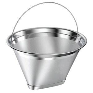 닌자 커피 메이커와 호환되는 스테인리스 스틸 재사용 가능한 필터, 4개의 콘 필터 바구니, CFP201 CFP300에 맞는 영구