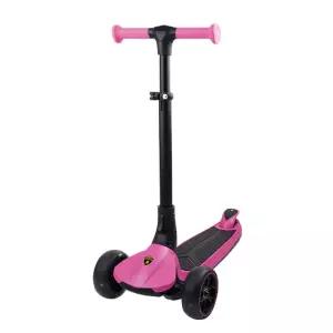 람보르기니 그래비티 유아킥보드 핑크 어린이씽씽이 원터치폴딩 높이조절 초등학생운동 LED킥보드
