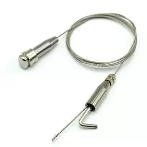 [하프클럽/]코텍 천장 고리 벽면 액자 그림 와이어 걸이 레일용 1M 사진 벽장