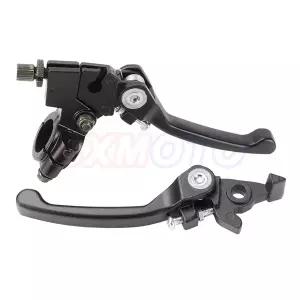 접이식 브레이크 클러치 레버 세트 오토바이 피트 더트 바이크 ATV 쿼드 50cc 110cc 125cc 140cc 160cc 200