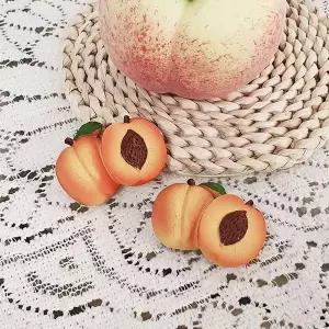 음식 모형 마그넷 복숭아