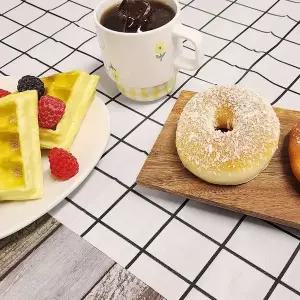 테이블보 방수 테이블보 식탁보 화이트 체크 S