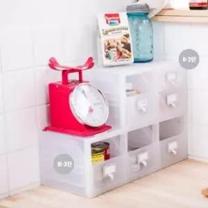 [JED] 3단 상자 서랍장 수납 플라스틱 투명 서랍형