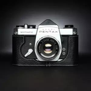 디지털 카메라가방 Pentax KX ME super MV1 SP SPF 용 수제 가죽 카메라 하프 케이스 커버 바디 슈트