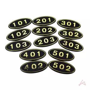 입체호수판(검정/금색글자) 436495