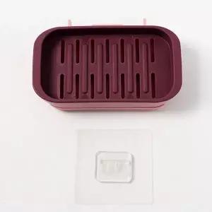 비누 받침대 퍼플 보라색 다용도 샤워볼 보관