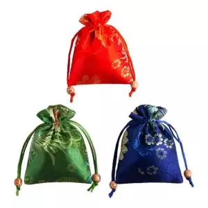 (별별창고) 전통 다복 비단 복주머니 외국인선물