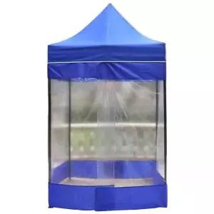 소형 캐노피천막 1.5x1.5m 투명 경비실 붕어빵천막 그늘막