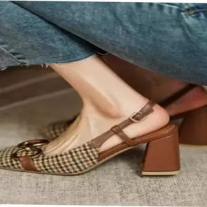 스트랩샌들 333 통굽샌들 여성슬링백 여름샌들 여성샌들 하이힐