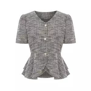 [티뷰] 트위드플레어자켓_V6B-CJK003