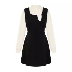 (택가 169000원) [샐리]블라우스미니원피스세트_I6A-CSE016