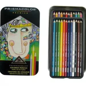 색연필 프리즈마 유성색연필 24색