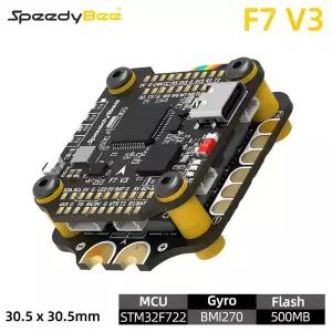 RC소품 SpeedyBee F7 V3 플라이트 스택 3-6S Lipo 컨트롤러  BL32 50A ESC 30.5x30.5mm 500MB 플래시 RC FP