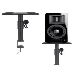 스피커스탠드 고정 원형 선반 스탠드 걸이 클램프형 우퍼