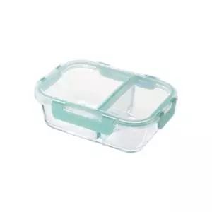 락앤락 RP18CH43 칸칸용기 2칸 내열유리 밀폐용기 직사각 860ml
