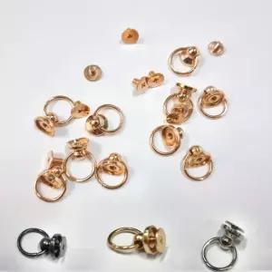 솔트레지 10P 스트랩 블랙 고리 핸드폰 오링 실버 나사포함 10mm 골드DMM