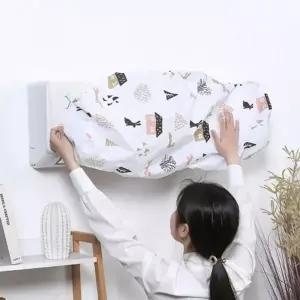 [하프클럽/]에어컨커버 벽걸이 에어컨 듀얼 스판 덮개