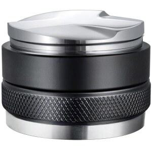 53mm 조절 가능한 커피 디스트리뷰터 & 탬퍼, 듀얼 헤드 레벨러, 54mm 브레빌 포르타필터, 2-in-1 에스프레소 핸드 탬퍼와 호환되며 깊이 가능