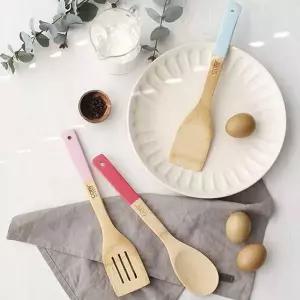 대나무 QX99SU21 주걱 뒤집개 조리기구 서빙스푼 뒤지개 뒤집개