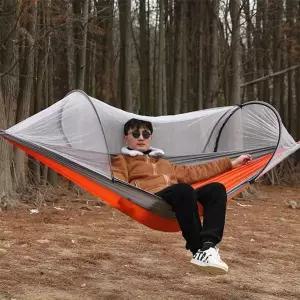 [하프클럽/]모기장 해먹 벌레 방지 휴대용 해먹 캠핑 침대 모기장