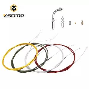 ZSDTRP 190cm 오토바이 스로틀 케이블 브레이크 클러치 케이블 수리 키트 CBR125 CRF230 KLX EXC NINJA 먼
