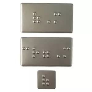 [하프클럽/]온수 냉수 점자 타공 스티커