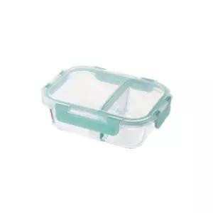 락앤락 VO29KL39 칸칸용기 2칸 내열유리 밀폐용기 직사각 600ml