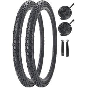 비치 크루저 자전거용 26인치 자전거 타이어 x 2.125인치 접이식 교체