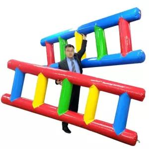 고퀄리티   놀이 1세트 빨강파랑 야유회 도구 단체 게임 에어사다리 팀 체육 기차 4인용 풍선대통령