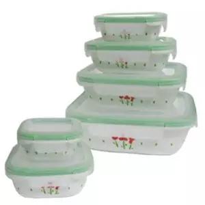 코렐 JW26JV54 루즈트리오 반찬통 직사각 200mL 냉장보관 밀폐