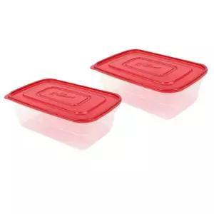 락앤락 CM07CK50 뉴이지락 밀폐용기 2.7L 2P 직사각 눈금 반찬