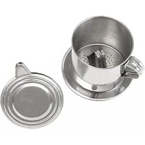 베트남 커피 필터 스테인리스 스틸 포트 드립 인퓨즈 컵 브루잉 티포트 1세트 종이 재사용 가능한 기계 매력적인 처리 방법