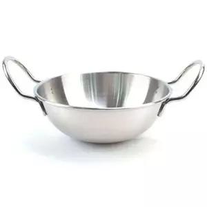 스텐 HI08CP34 믹싱볼 샐러드볼 접시 스텐볼 손잡이 그릇 17cm