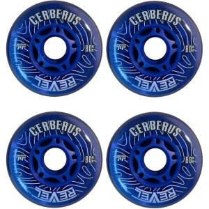 알칼리 레벨 블루 실내 X-소프트 74A 롤러 인라인 하키 휠 - 59mm, 68mm, 72mm, 76mm 및 80mm 하이로