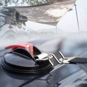 강력 차량 흡착판 다용도 루프 어닝 텐트 캠핑