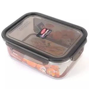 굿앤굿 MR11TE07 직사각 밀폐용기 1.2L 반찬통 도시락 김치통