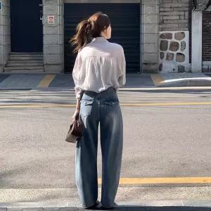 [코코블랑] 해치 포켓 커브드 팬츠(미들,롱)